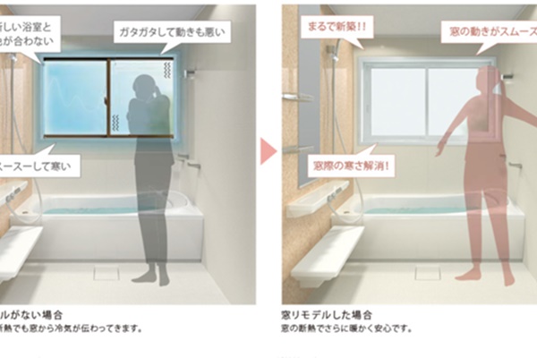TOTO｜窓リモデルで寒い浴室を改善